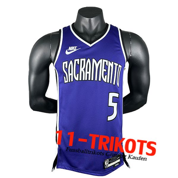 Sacramento Kings Trikot (FOX #5) 2024/25 lila/Weiß