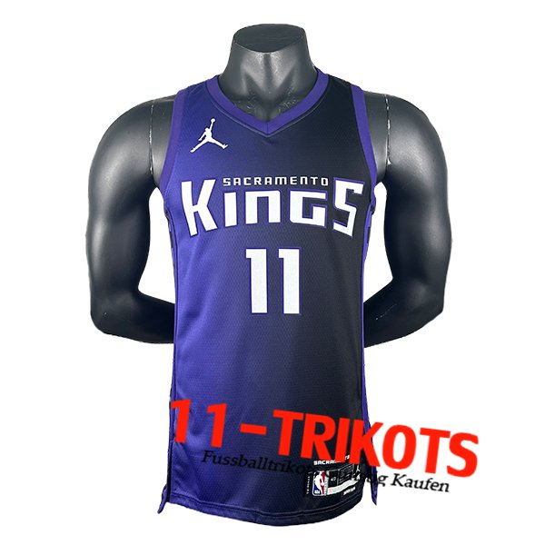 Sacramento Kings Trikot (SABONIS #11) 2024/25 lila/Schwarz/Weiß