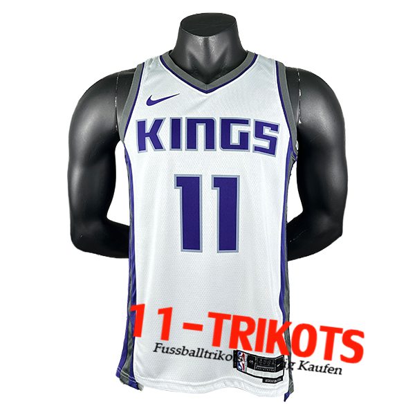 Sacramento Kings Trikot (SABONIS #11) 2024/25 Weiß/lila/Grau