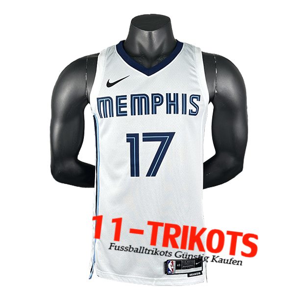 Memphis Grizzlies Trikot (KAWAMURA #17) 2024/25 Weiß/Blau