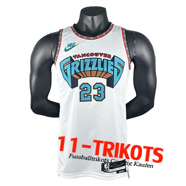 Memphis Grizzlies Trikot (Rosa #23) 2024/25 Weiß/Grün