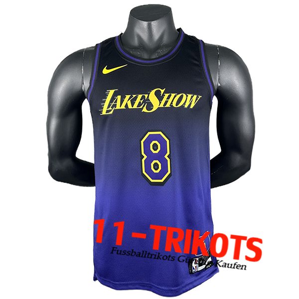 Los Angeles Lakers Trikot (BRYANT #8) 2024/25 lila/Schwarz