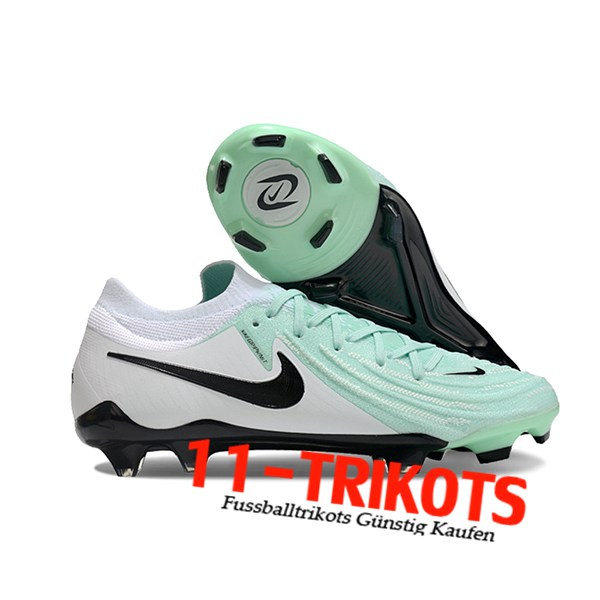 Nike Fussballschuhe Phantom Luna Elite NU FG Grün/Weiß/Schwarz -03