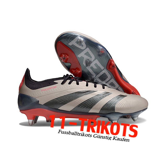 Adidas Fussballschuhe Predator Elite FG Grau/Orange -02