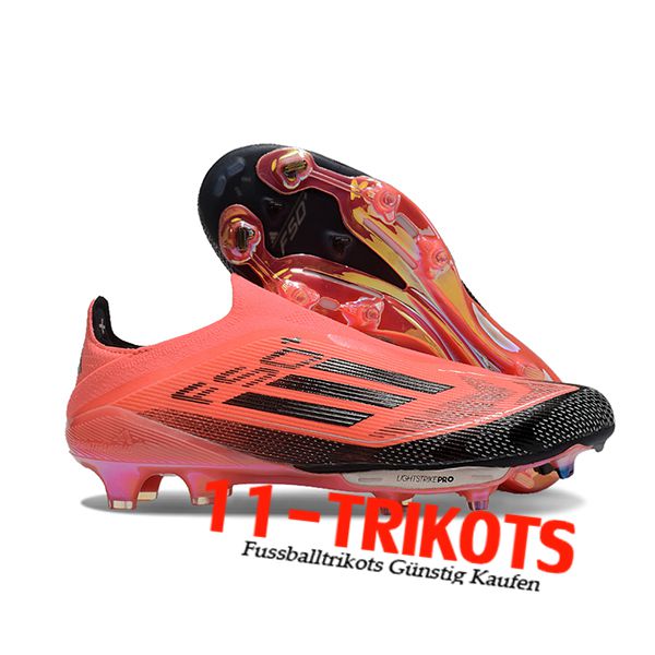 Adidas Fussballschuhe F50+ FG Orange/Schwarz -02