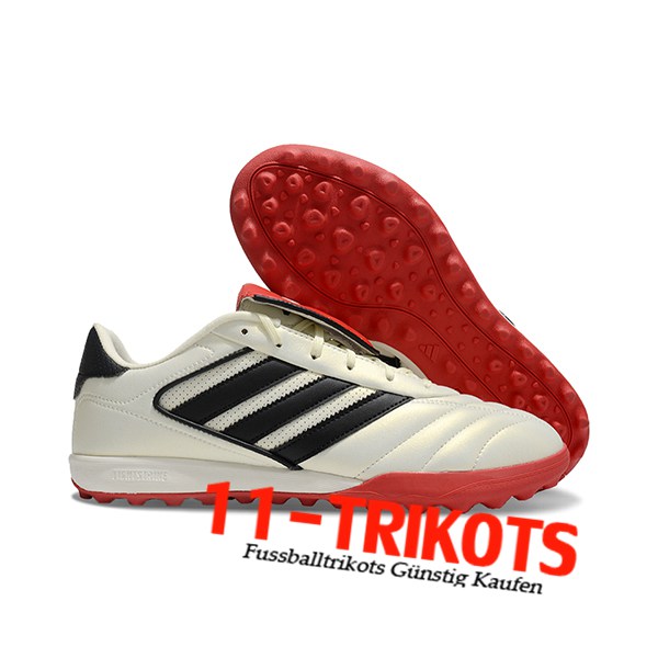 Copa Fussballschuhe GLORO II TF Beige/Schwarz/Rot