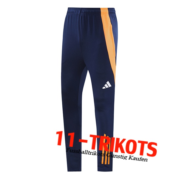 Real Madrid Trainingshose Blau/Orange 2024/2025