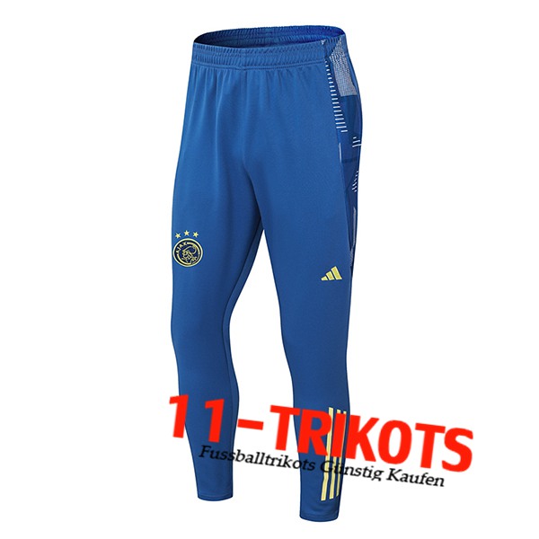 Ajax Trainingshose Blau/Gelb 2024/2025 -02