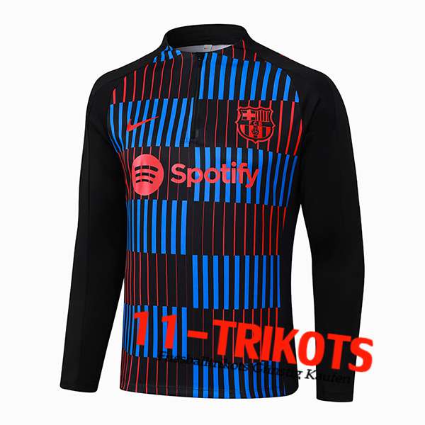 FC Barcelona Training Sweatshirt Schwarz/Blau/Rot 2024/2025