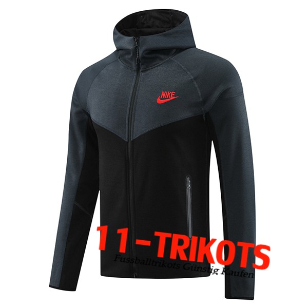 Nike Trainingsjacke Mit Kapuze Schwarz/Grau 2024/2025