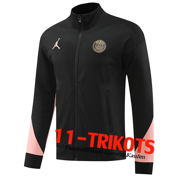 PSG Trainingsjacke Schwarz/Rosa 2024/2025