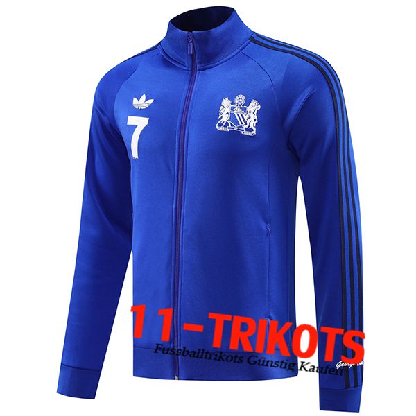 Manchester United Trainingsjacke Blau 2024/2025