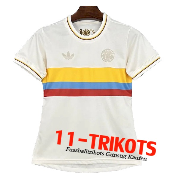 Kolumbien Fussball Trikots Damen 100th Anniversary Edition 2024/2025