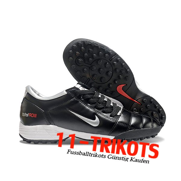 Nike Fussballschuhe T90 TF Schwarz/Grau