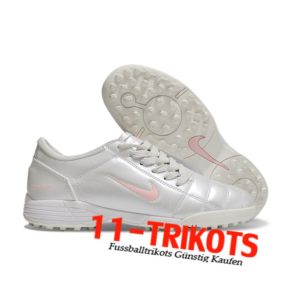 Nike Fussballschuhe T90 TF Beige/Rosa