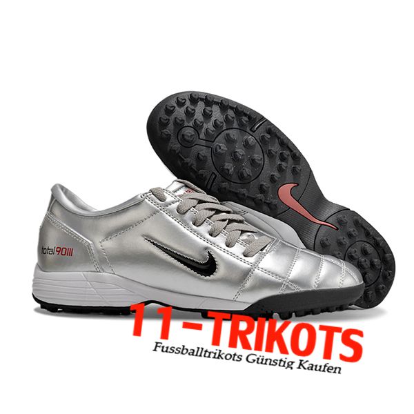 Nike Fussballschuhe T90 TF Grau/Schwarz -03