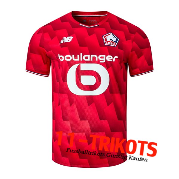 Neues Lille LOSC Heimtrikot 2025/2026 Neues Lille LOSC Heimtrikot 2025/2026