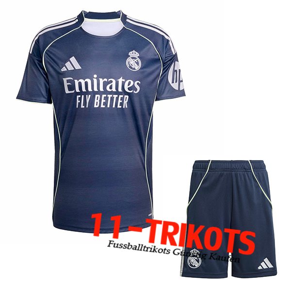 Neues Real Madrid Kinder Auswärtstrikot 2025/2026 Neues Real Madrid Kinder Auswärtstrikot 2025/2026