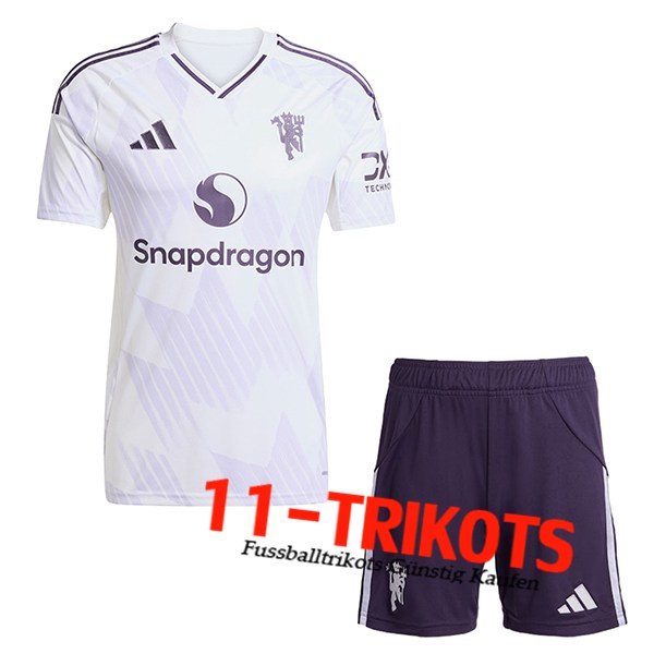 Neues Manchester United Kinder Auswärtstrikot 2025/2026 Neues Manchester United Kinder Auswärtstrikot 2025/2026