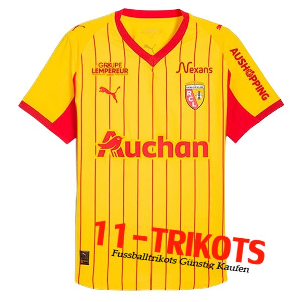 Neues RC Lens Heimtrikot 2025/2026 Neues RC Lens Heimtrikot 2025/2026