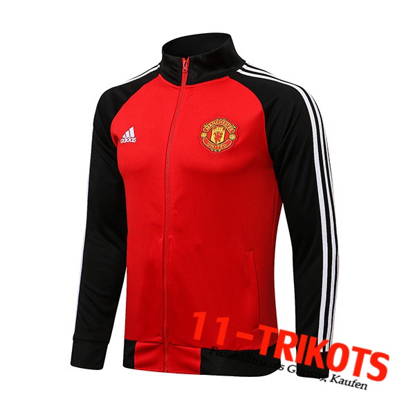 Veste Foot Manchester United Training Jacket Rot/Schwarz 2021/2022